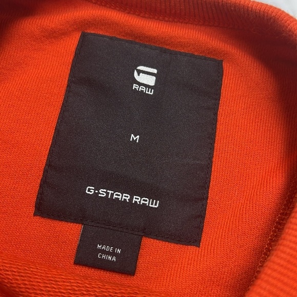 G-Star Raw Camo Sweater in Orange and Green Size M - Picture 8 of 14
